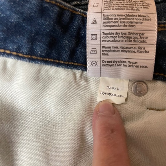 Carhartt Blaine Style Women's Jeans 14 Short Medium Wash Straight Leg Raw hem. - Picture 6 of 6